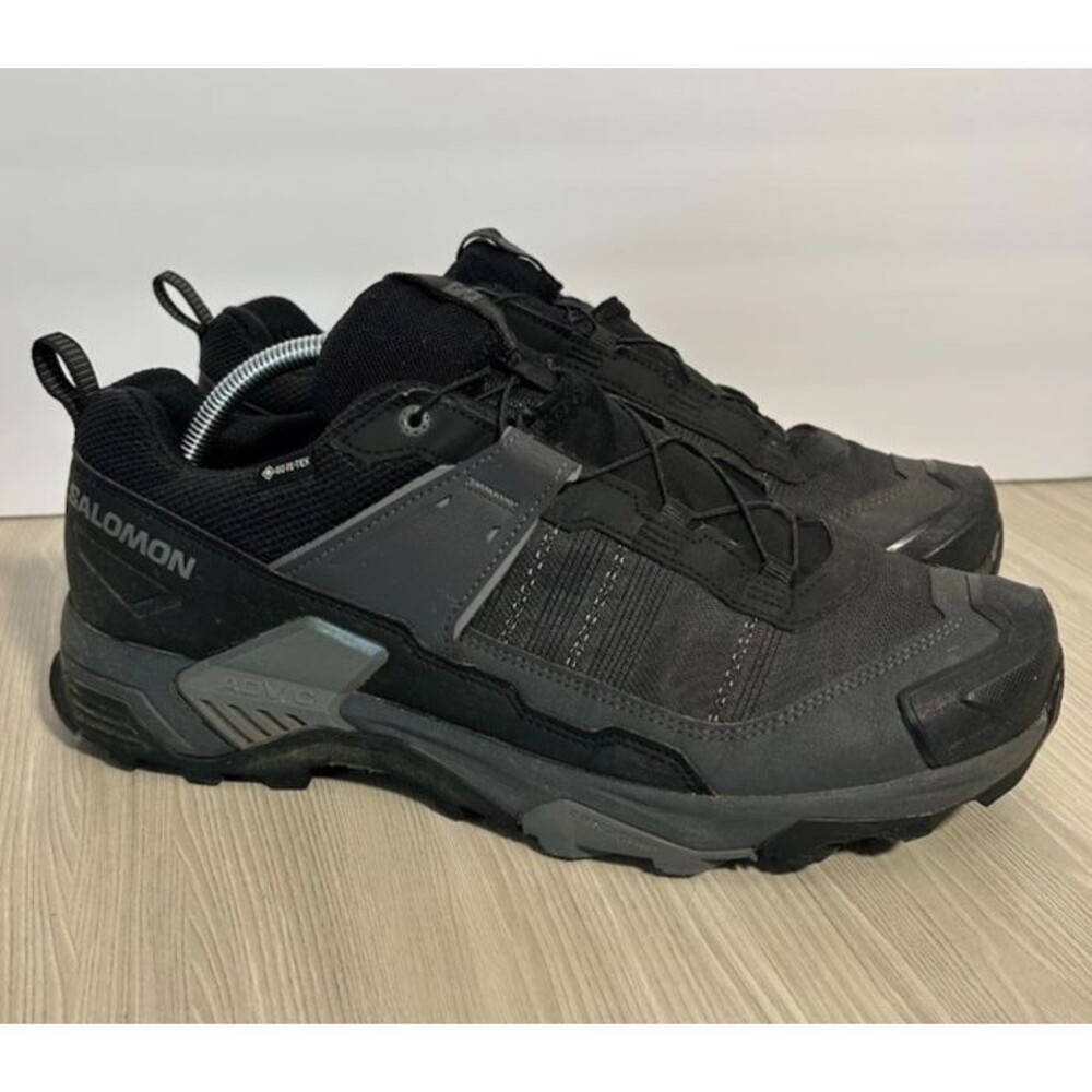 Salomon X Ultra 5 Wide Gore-Tex Sneakers Mens 11 Black/Asphalt/Castlerock